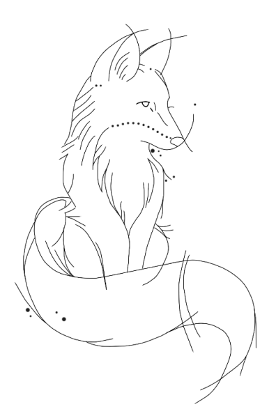 Контур лисы