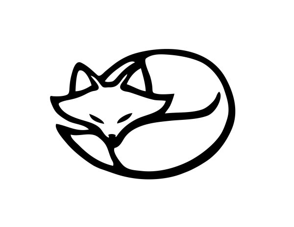 Лиса контур