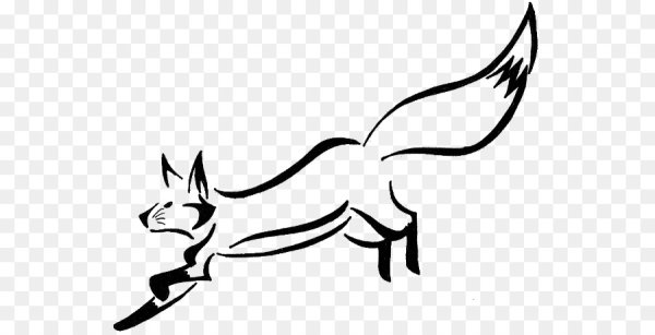 Трафарет лисы