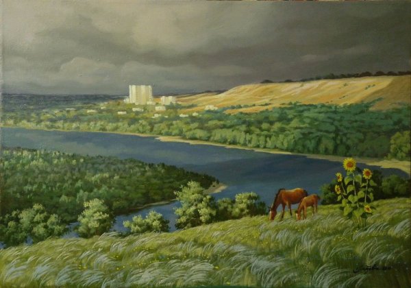 Геннадий Литвиненко лошади художник