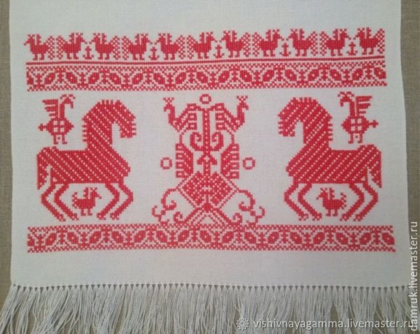 Русская народная вышивка изо