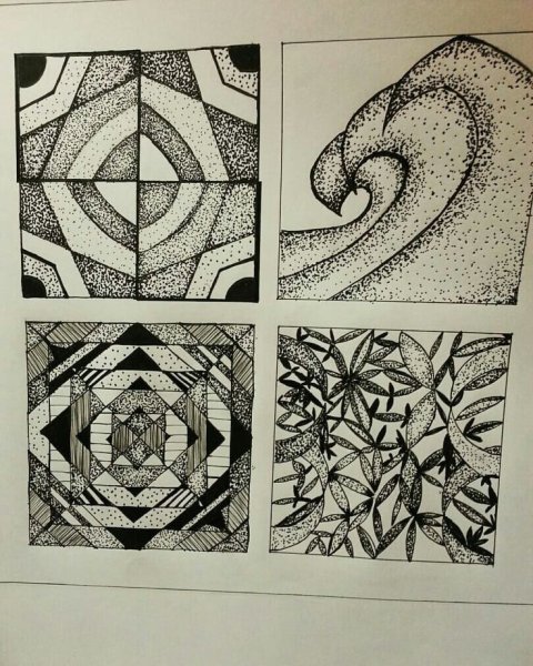 Выразительные средства графики точка