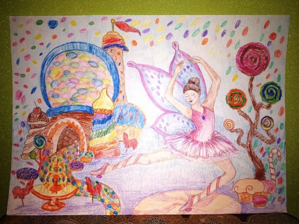 Нарисовать фее драже Чайковский