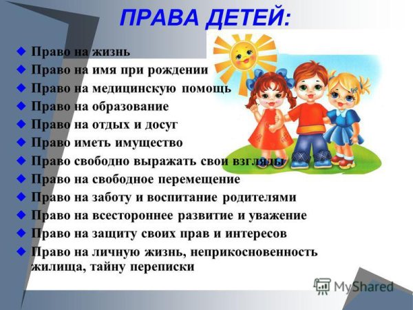 Права ребенка