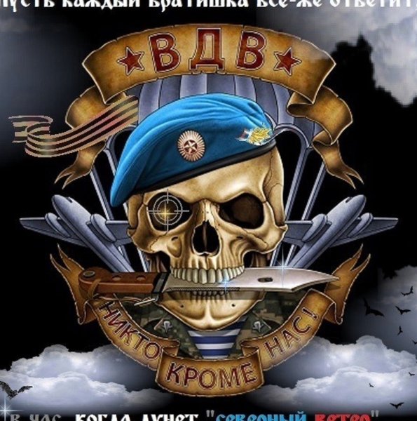 Череп с беретом