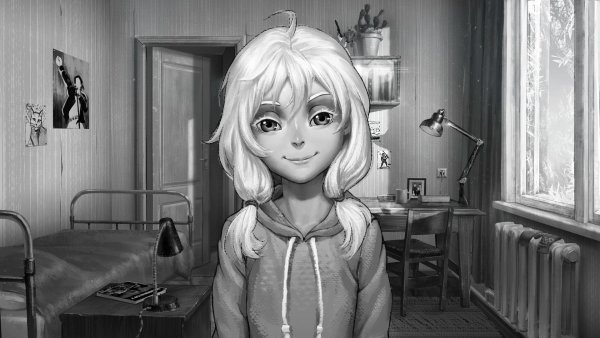 Визуальная новелла зайчик Оля