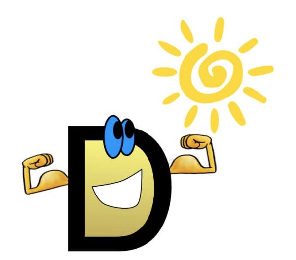 Веселая картинка витамин д