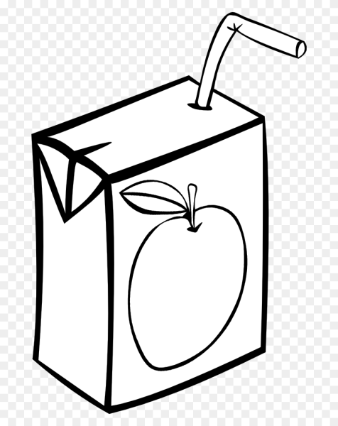 Коробка сока для раскрашивания