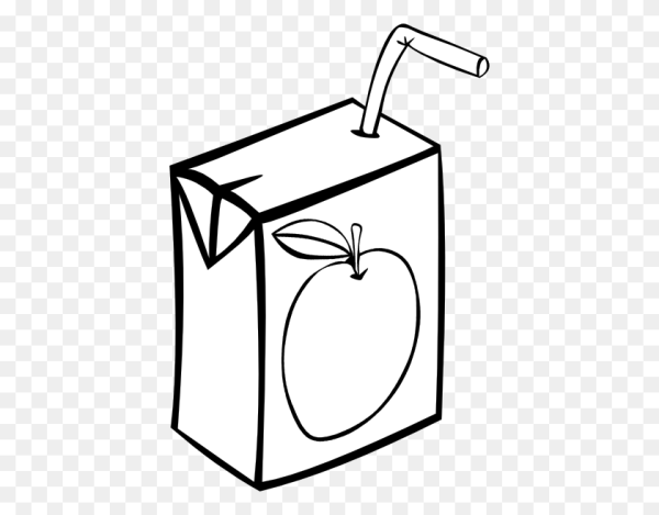 Сок в коробке вектор