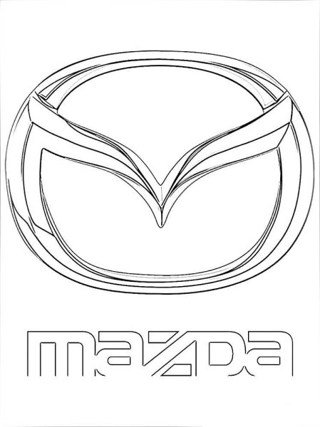 Марка машины Мазда значок