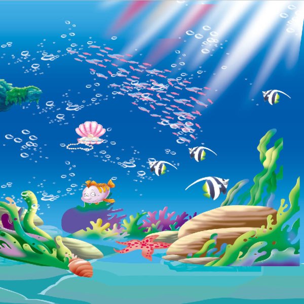 Море мультяшное