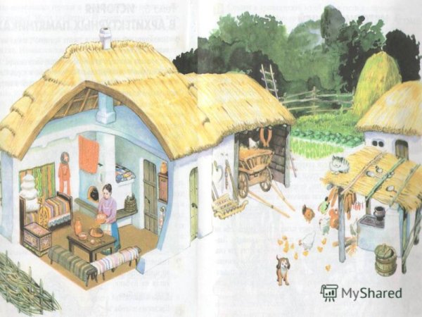 Хижина карандашом