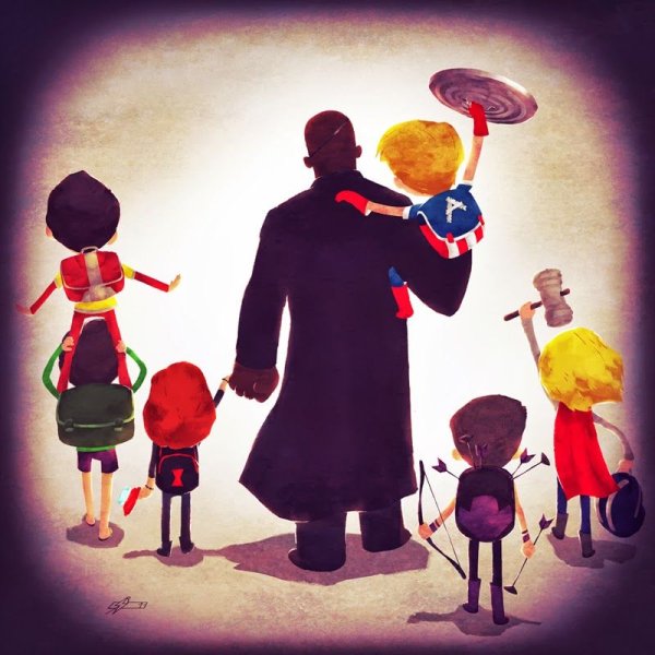 Дети супергероев Марвел