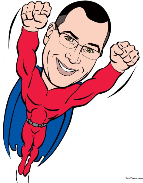 Супер папа мультяшный