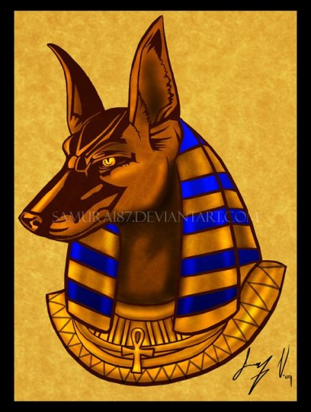 Анубис головной убор древний Египет