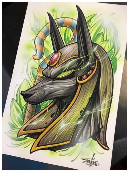 Анубис Бог царства мёртвых боги Египта