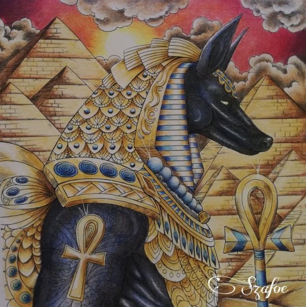 Анубис рисунок