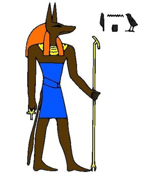 Геометрический рисунок Анубис