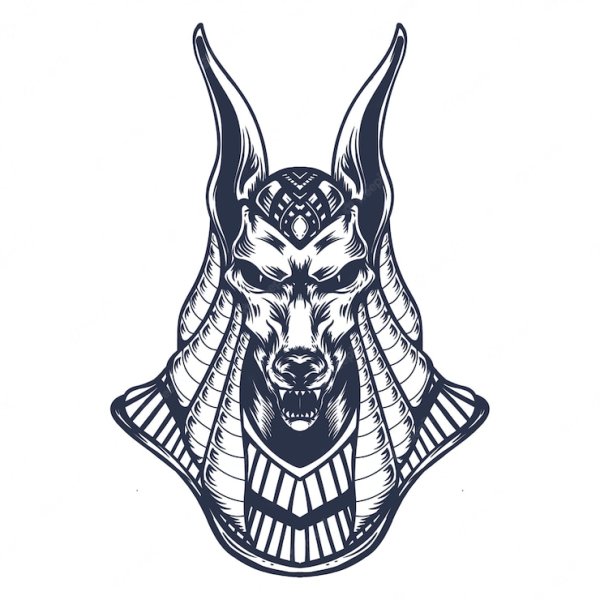 Анубис наклейка