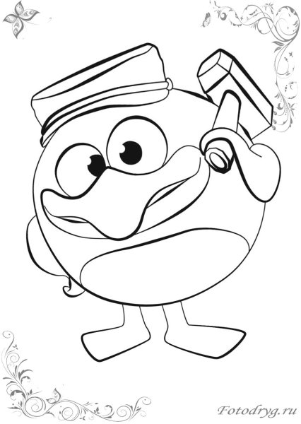 Пин раскраска