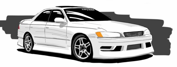 Toyota Chaser 100 Tourer v рисунок