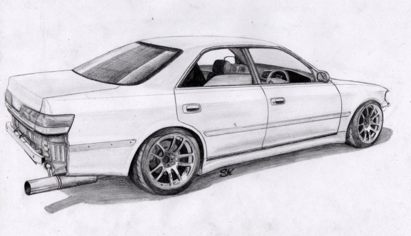 Тойота Марк 2 скетч