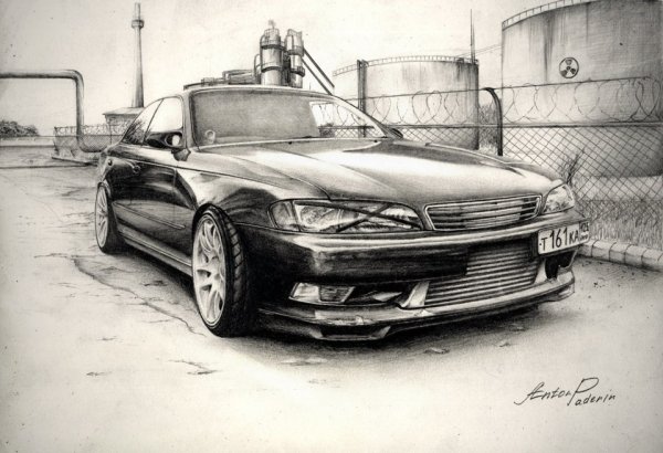 Тойота Chaser 90 карандашом