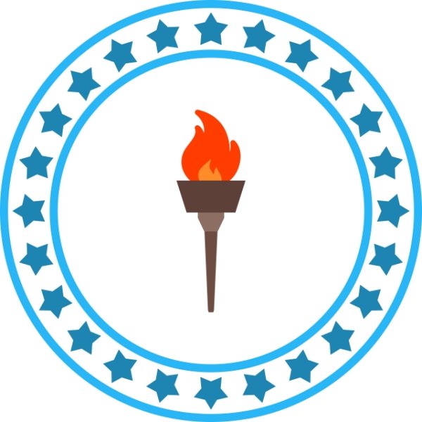 Олимпийский огонь вектор