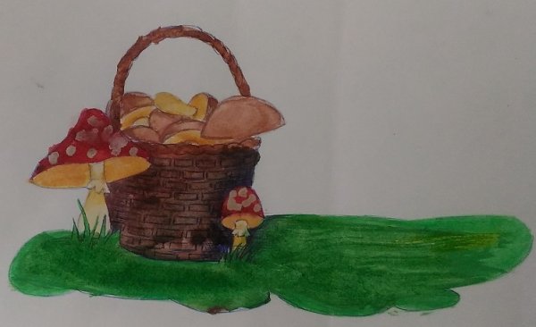 Пластилинография гриб Боровик