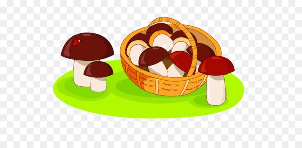 Дети грибы корзина вектор