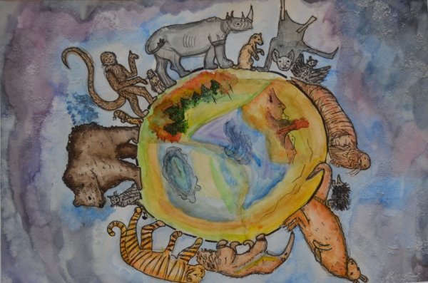 Рисунок на тему соседи по планете