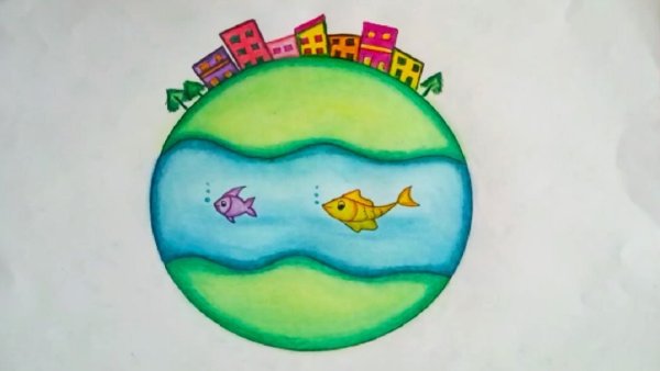 День земли рисунок