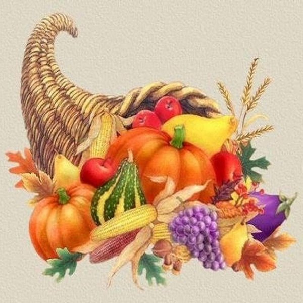 Рог изобилия день Благодарения