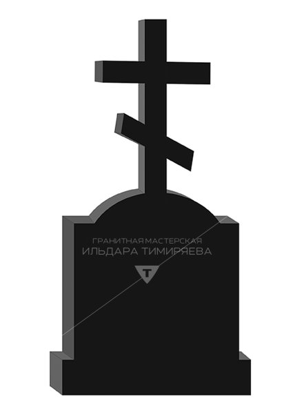 Крест нарисованный на надгробье