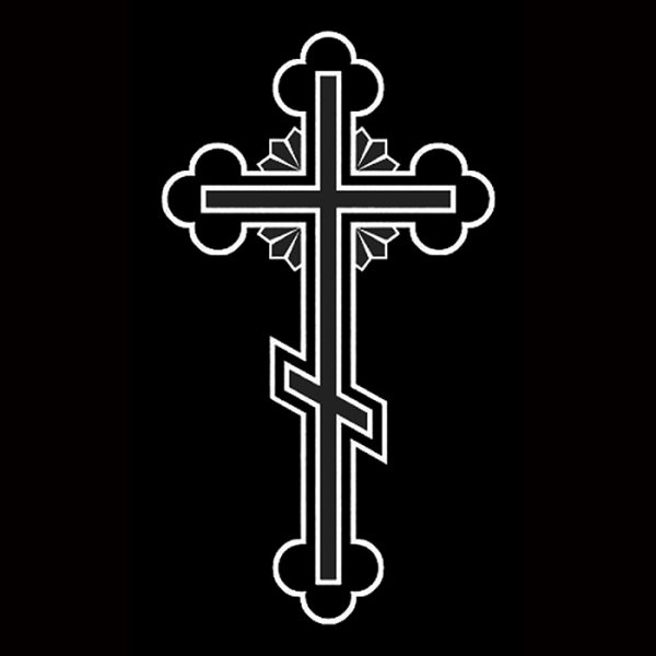 Крест для гравировки на памятниках