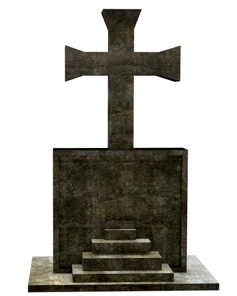 Могила без фона