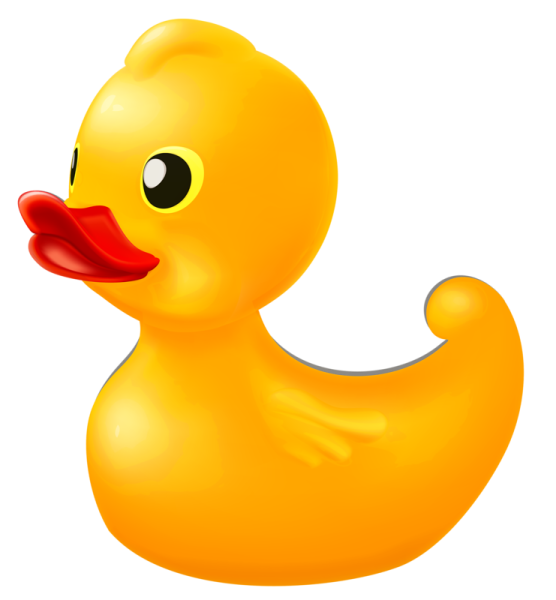 Уточка для ванной вектор