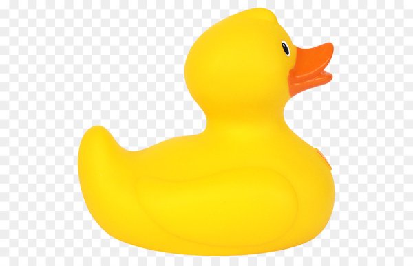 Утка желтая резиновая