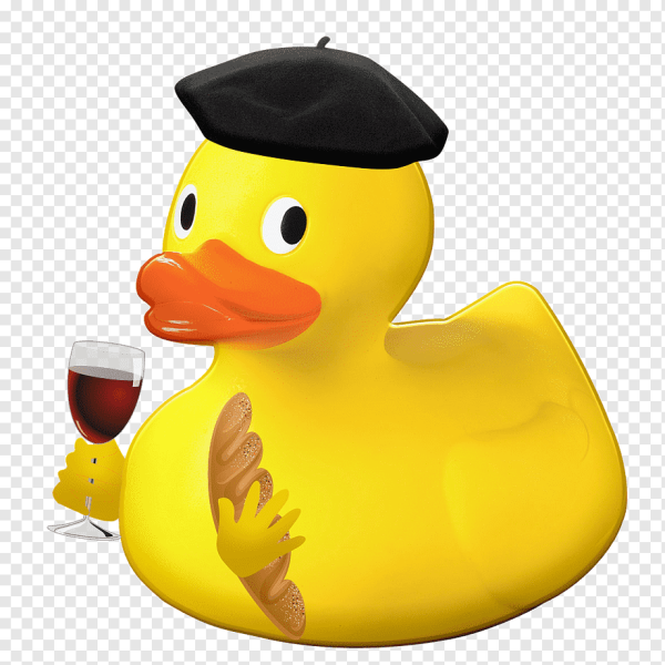 Желтая уточка для ванны