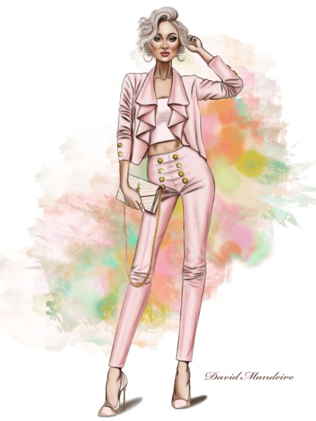 Модель рисунок карандашом