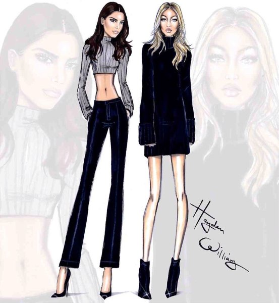 Фэшн иллюстрация