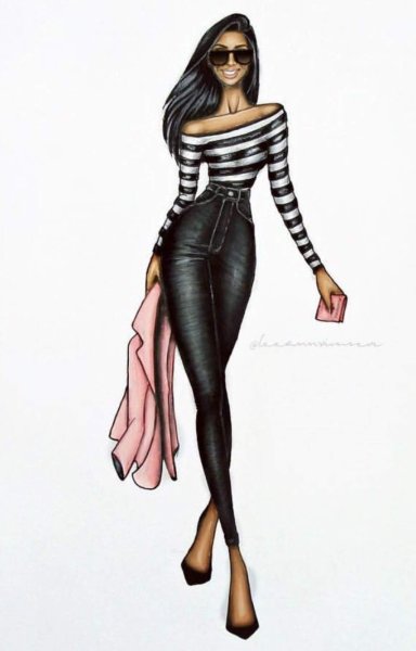 Эскиз современной одежды