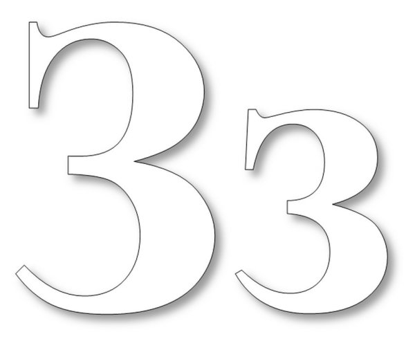 Буква з печатная