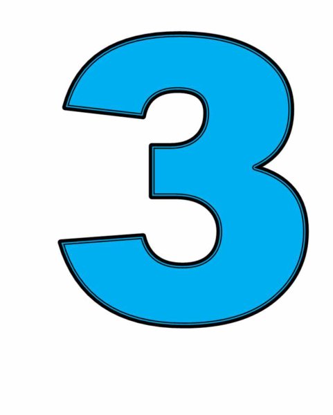 Буква з цветная