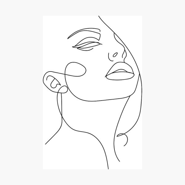 Очертания лица