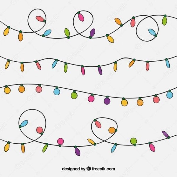 Рисование гирлянды