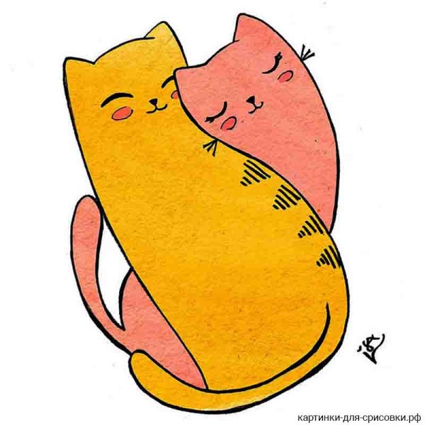 Рисунки для срисовки няшные