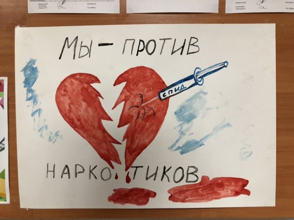 Стоп СПИД плакат