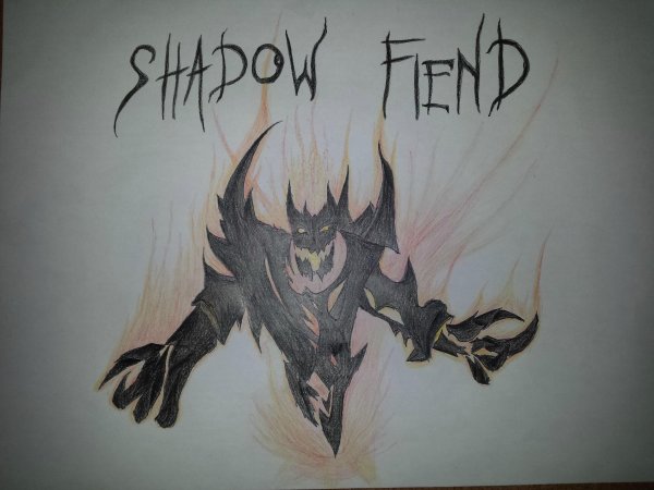 Shadow Fiend Dota 2 рисунок