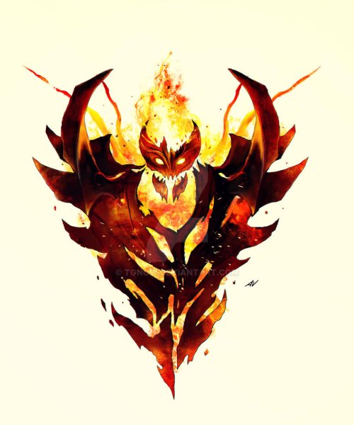Shadow Fiend Dota 2 лицо
